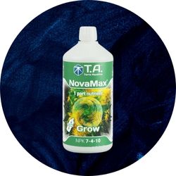 Terra Aquatica Engrais Minéral NovaMax Grow croissance minéraux acide humique extrait développement végétatif masse foliaire