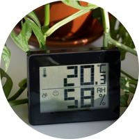 Contrôler l'Humidité Hygromètre Thermomètre Plante en pot